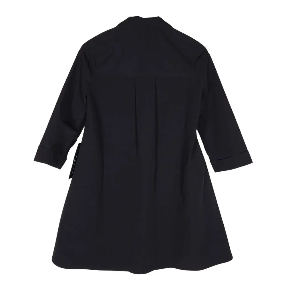 Tuckernuck Womens Dress XS Black A Line Modern Chic Classy Career Minimalist NWT